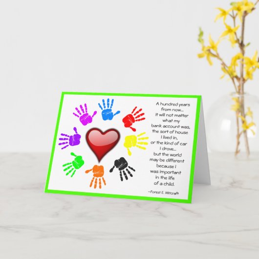 A0001.i Het verschil gemaakt.Kaart.2 Kaart (Gele Bloem)