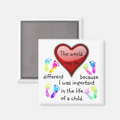 A0001.I was belangrijk in het leven.Magnet.3 Magneet (Voorkant / Achterkant)