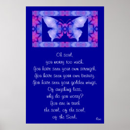 A001 Oh soep - Frameable Butterfly Print 1