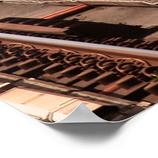 A006_001: London DLR Train to Woolwich - Poster (Hoek)