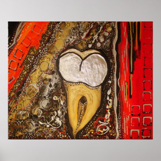 A014 Tandgevoeligheid Poster (Voorkant)