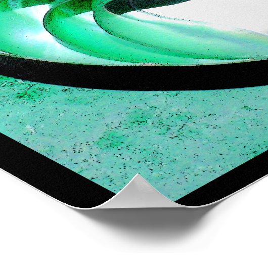 A01 Nautilus Shell-Poster met Inspirerend offerte Poster (Hoek)