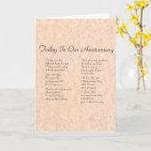 A02: Vandaag is ons Jubileum Kaart (Gele Bloem)