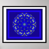A05 Celtic Knot Kaleidoscopic - Irish Blessing.6 Poster (Voorkant)
