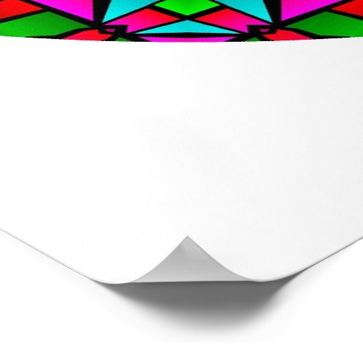 A05 Glas in lood Mandala.2 Poster (Hoek)