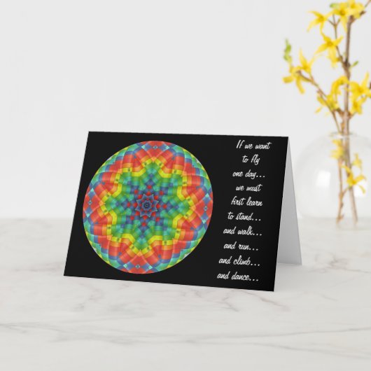 A05 Hete Luchtballon Kaart.1 Kaart (Gele Bloem)