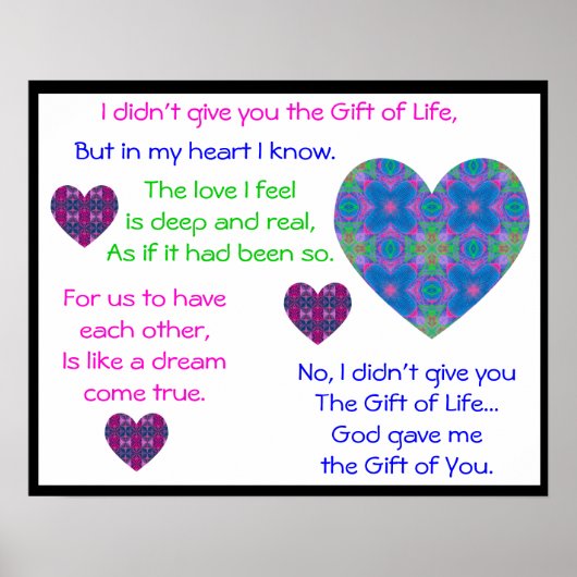 A07c Gift of God - Poster - Versie 3.Zwarte Grens (Voorkant)