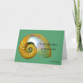 A09 Nautilus Shell - Inspirerend Kaart 2 van het