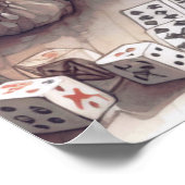 ** A100 Psychic Boho Gypsy Kaart Reader 9 Poster (Hoek)