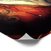 * A100 Psychische Boho Gypsy 10 kristallen bal Poster (Hoek)