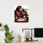 *~* A100 Psychische lezer Gypsy Crystal Ball 2 Poster (Thuiskantoor)