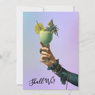 *~* A101 2 Cocktail  FOTO  Sierlijk  AFGEZWAaide M Kaart