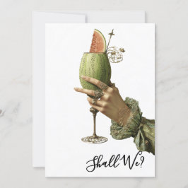 *~* A101 4  Cocktail FOTO BACHELORETTE Kaart