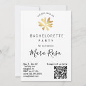 *~* A101 4 Versierde Cocktail FOTO BACHELORETTE Kaart (Achterkant)