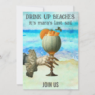 *~*  A101 Beach Cocktail 12 FOTO DEFEITJESFUIF Kaart