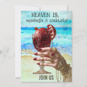 *~*  A101 Beach Cocktail 6 FOTO DEERN IN BACHTRACH Kaart