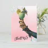 *~* A101 Cocktail 2 FOTO  BACHELORETTE I Kaart (Staand voorkant)