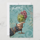 *~* A101 Cocktail FOTO Ornate 25 AFGRADUATIEFEES Kaart (Voorkant)