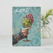 *~* A101 Cocktail FOTO Ornate 25 MEISJESAVOND Kaart (Staand voorkant)