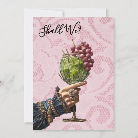 *~* A101 Cocktail Ornaat  FOTO  25   DE VRIJGELLEL Kaart (Voorkant)