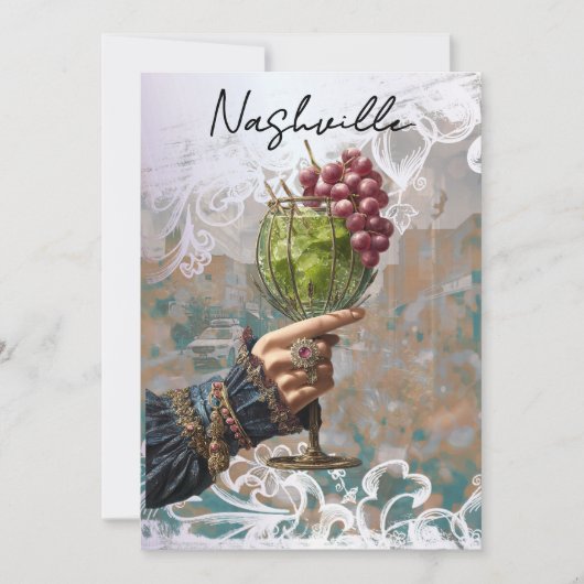 *~* A101 FOTO 25 Cocktail Nashville AFGEVAARDigde  Kaart (Voorkant)