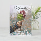 *~* A101 FOTO 25 Cocktail Nashville AFGEVAARDigde  Kaart (Staand voorkant)