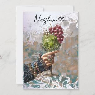 *~* A101 FOTO 25 Cocktail Nashville AFGRADUatie FE Kaart