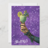 *~* A101 FOTO 2  Versierde Cocktail   DE MEISJES U Kaart (Voorkant)