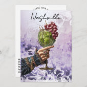 *~* A101 FOTO Cocktail25  Nashville AFGESTUDERD VÓ Kaart (Voorkant / Achterkant)