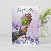 *~* A101 FOTO Cocktail25  Nashville AFGRADUATE FEe Kaart (Staand voorkant)