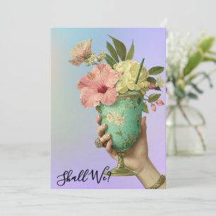 *~* A101 FOTO Ornate Cocktail 10 DE VRIJGELLEIDEN  Kaart