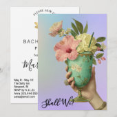 *~* A101 FOTO Sieraad Cocktail 10 AFGRADUatieFEest Kaart (Voorkant / Achterkant)