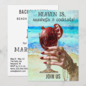 *~*  A101 Strandcocktail 6 FOTO DEVERLOFTE Invi Kaart (Voorkant / Achterkant)