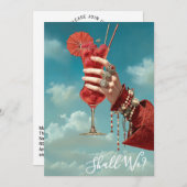 *~* A101 Versierde Cocktail FOTO 16 DEFEITJE HEMEL Kaart (Voorkant / Achterkant)