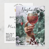 *~* A101PHOTO Bruiloftscocktail Nashville AFGRADUU Kaart (Voorkant / Achterkant)