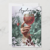 *~* A101PHOTO Cocktail Overal  AFGRADUATE FEESTJE  Kaart (Voorkant)