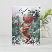 *~* A101PHOTO Cocktail Overal  AFGRADUATE FEESTJE  Kaart (Staand voorkant)