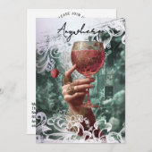 *~* A101PHOTO Cocktail Overal  AFGRADUATE FEESTJE  Kaart (Voorkant / Achterkant)