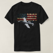 A10 A-10 Thunderbolt Warthog Brrt Shark mouth T-shirt (Design voorkant)