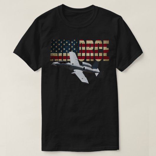 A10 A-10 Thunderbolt Warthog Brrt Shark mouth T-shirt (Design voorkant)