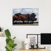 A10 Aanval op de grond Poster (Thuiskantoor)