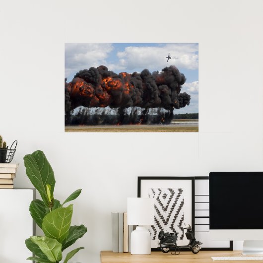 A10 Aanval op de grond Poster (Thuiskantoor)