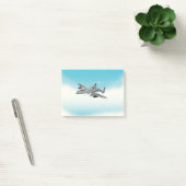 A10 Illustratie militair vliegtuig Post-it® Notes (Kantoor)
