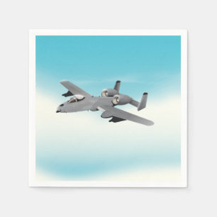 A10 Militair Vliegtuig Illustratie Servet