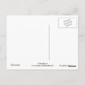 A10 Pronghorn Antelope en wilde bloemen Briefkaart (Achterkant)