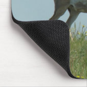 A10 Pronghorn Antelope en wilde bloemen Muismat (Hoek)