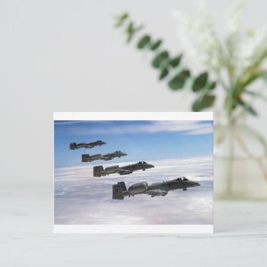 A10 Thunderbolt II Briefkaart (Staand voorkant)