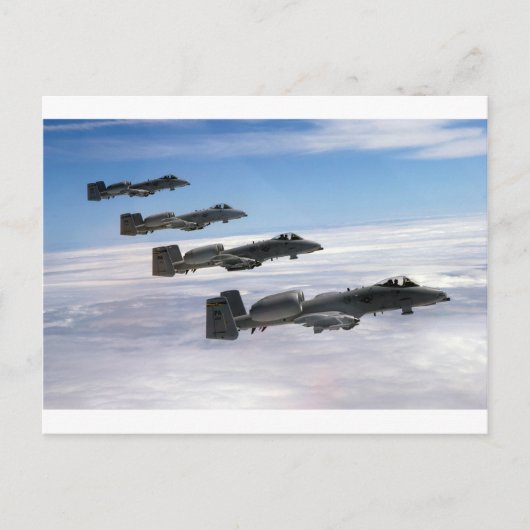 A10 Thunderbolt II Briefkaart (Voorkant)