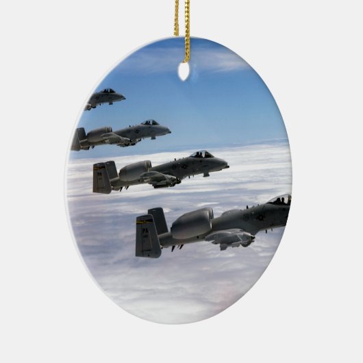 A10 Thunderbolt II Keramisch Ornament (Rechts)