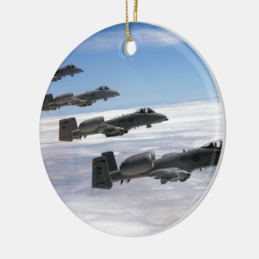 A10 Thunderbolt II Keramisch Ornament (Links)